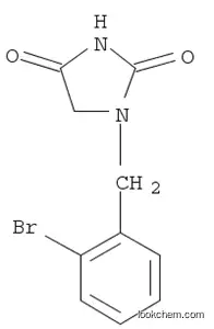 Molecular Structure of 1245646-01-8 (1-(2-Bromobenzyl)imidazolidine-2,4-dione)